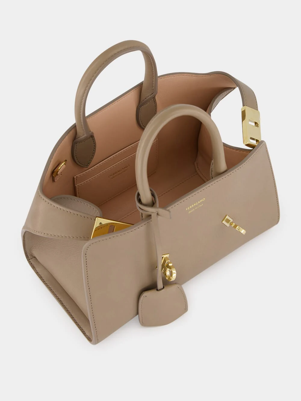 Warm Taupe Extra Small Hug Handbag - Image 6