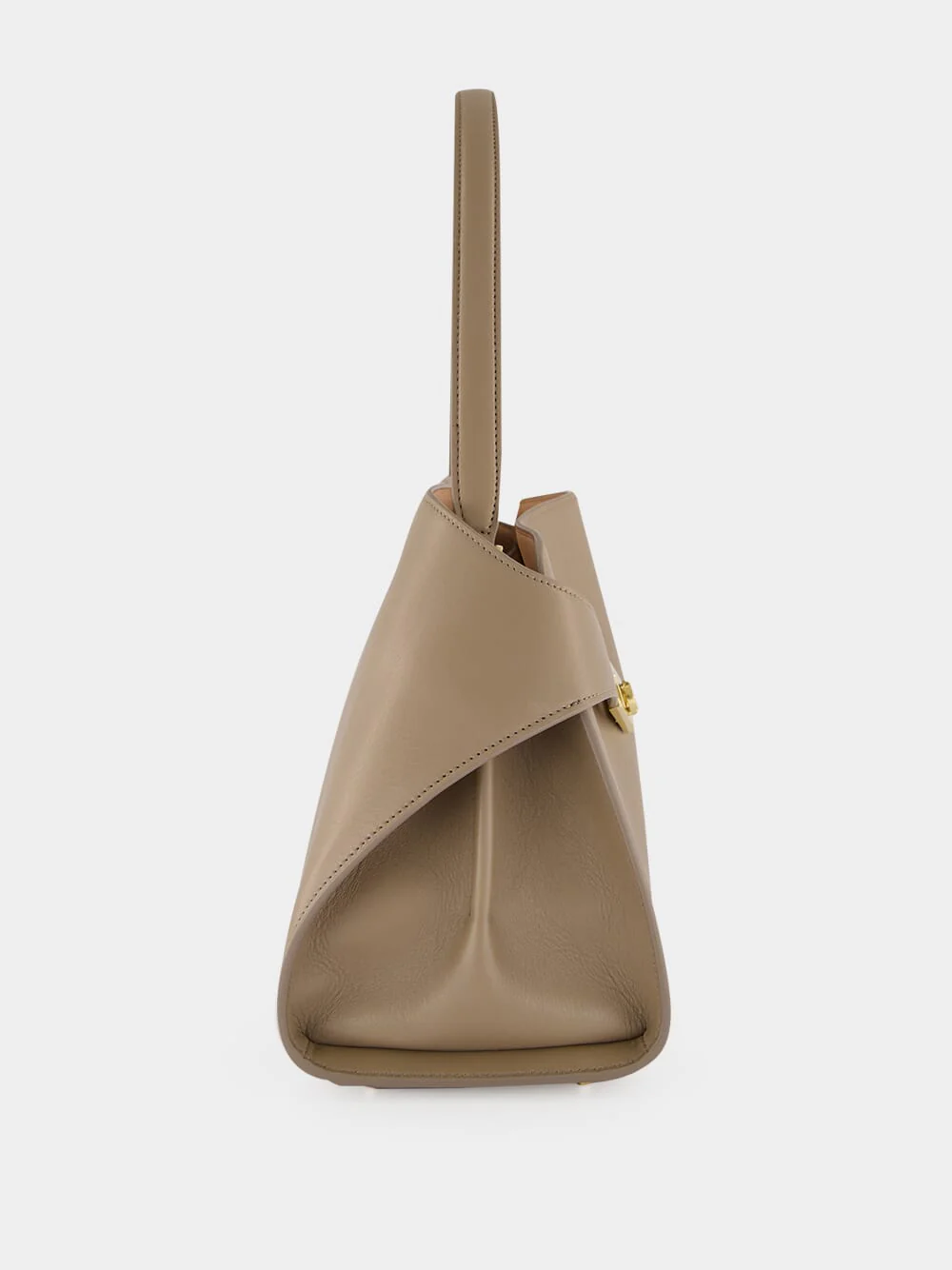 Warm Taupe Medium Hug Soft Shoulder Bag - Image 6