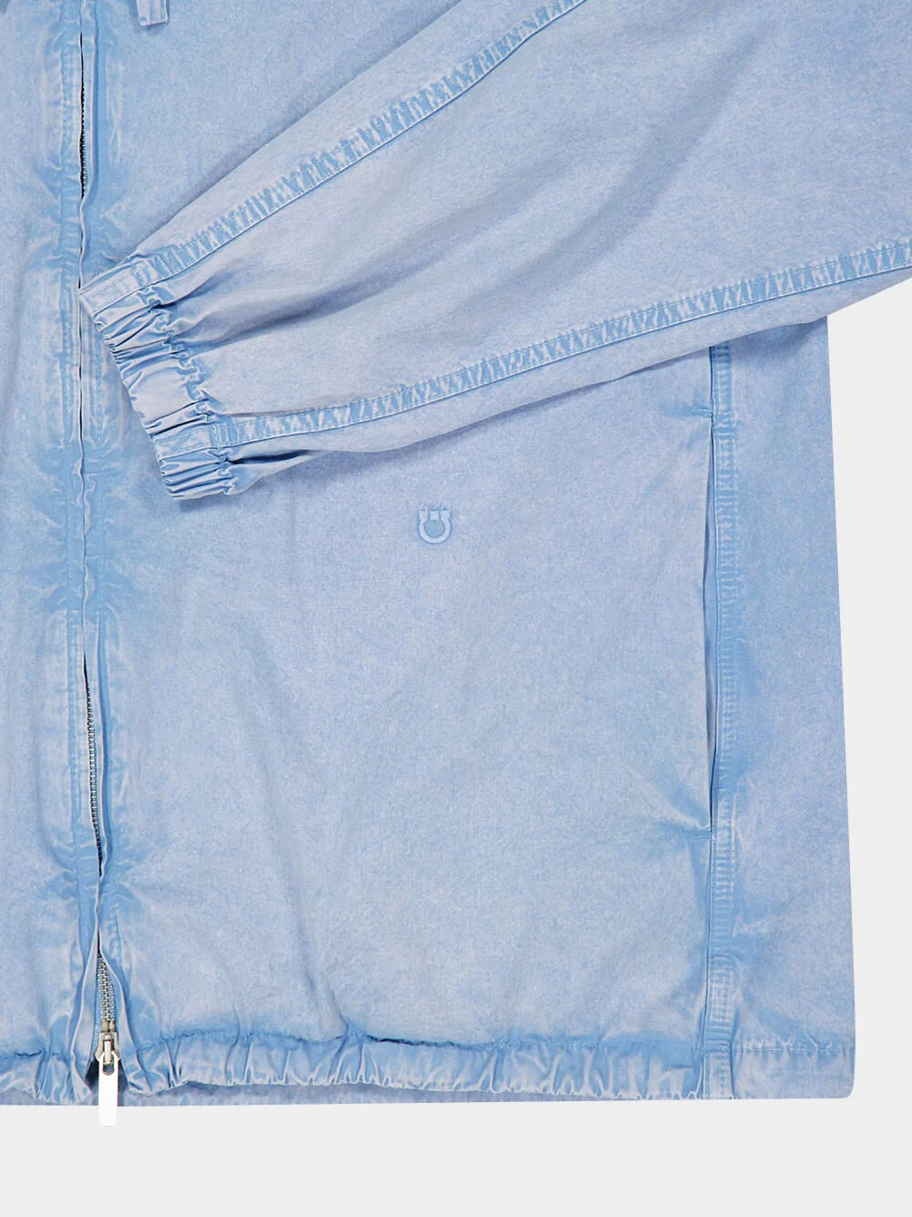 Washed Denim Off Duty Blouson Jacket - Image 6