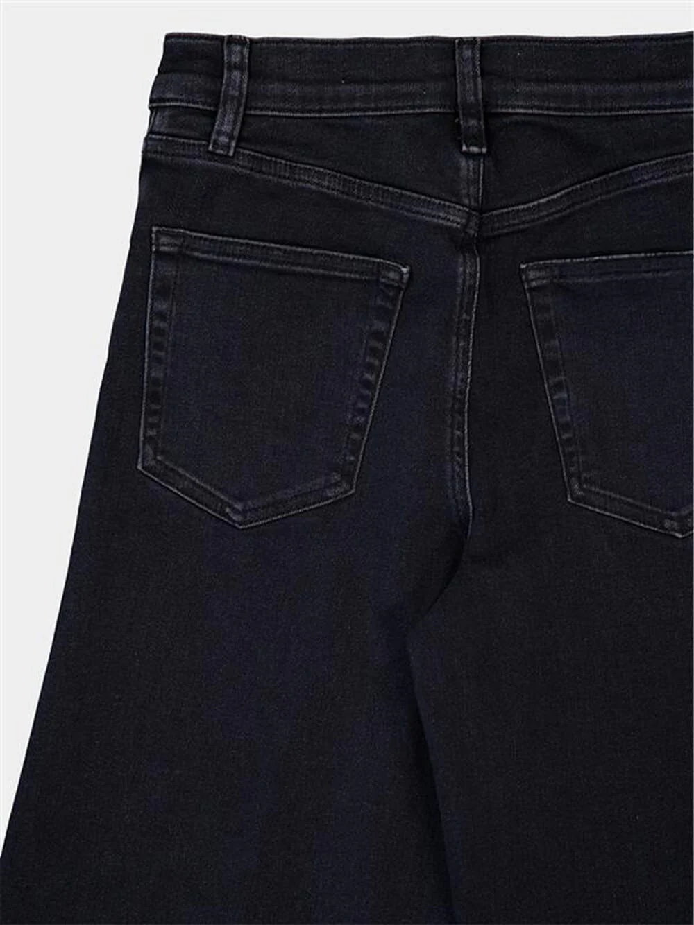 Black Le Slim Palazzo Jeans - Image 4