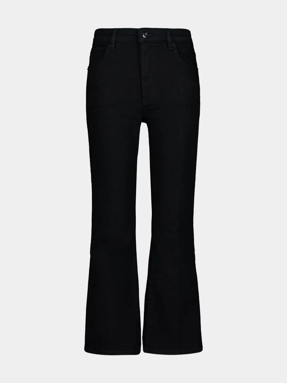 Black Reboot Crop Bootcut Jeans