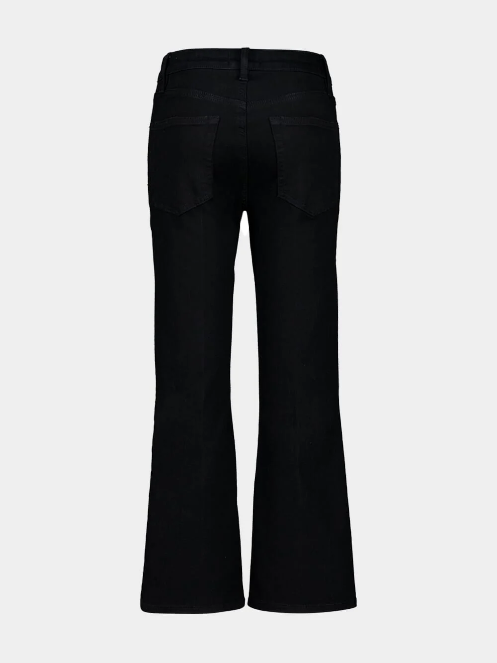 Black Reboot Crop Bootcut Jeans - Image 2