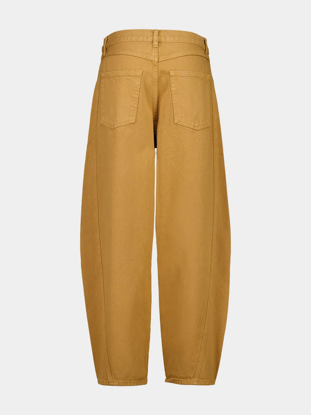Camel High-Rise Bubble Barrel Jeans - Image 2