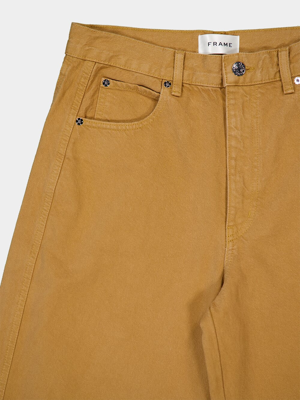 Camel High-Rise Bubble Barrel Jeans - Image 3