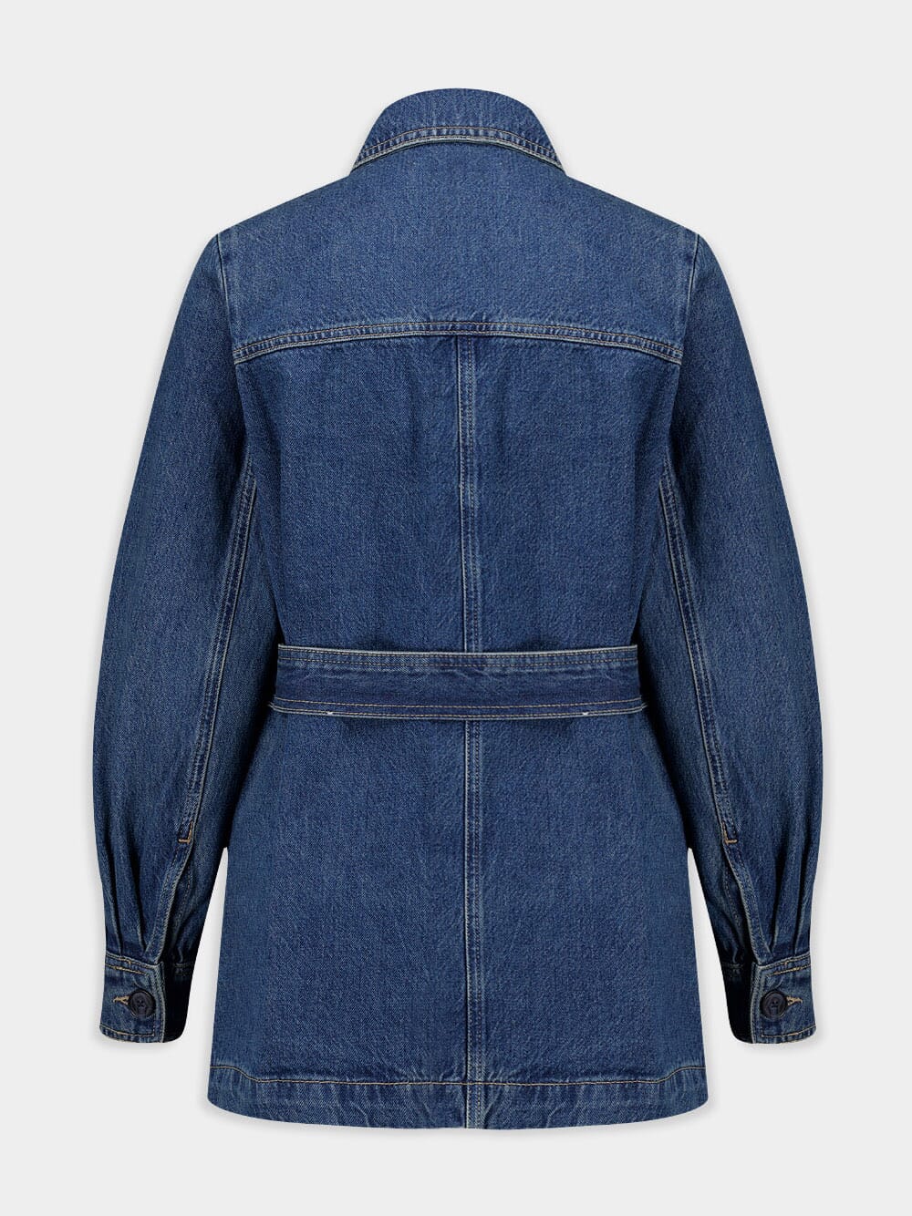 Denim Safari Jacket - Image 3