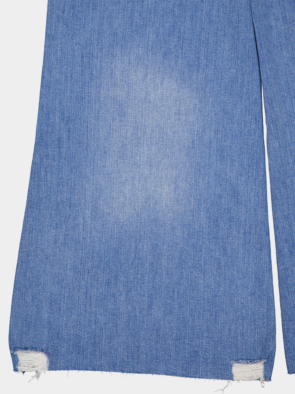 Le Palazzo Cropped Denim Trousers - Image 4