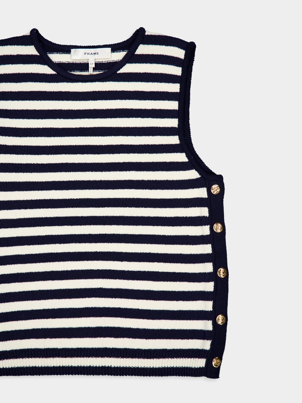 Mariner Striped Cotton-Blend Tank - Image 3