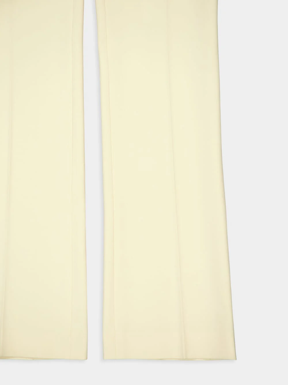 Cream Mini Boot-Cut Trousers - Image 4
