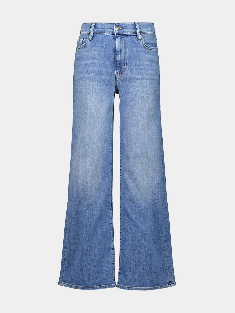 Gossamer Blue Le Slim Palazzo Jeans