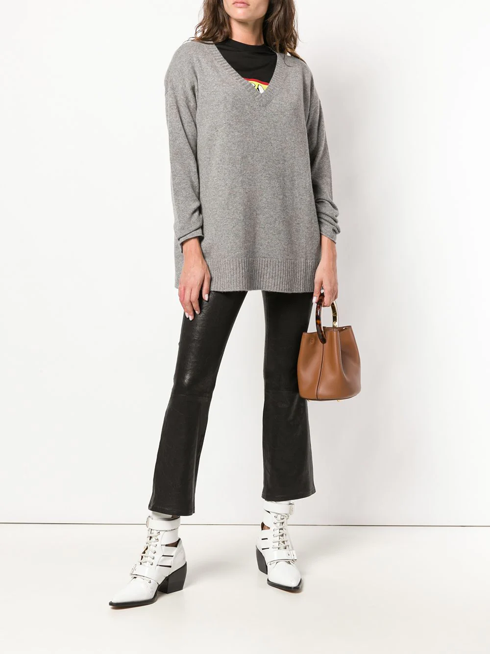 Black Le Crop Mini Boot Trousers - Image 5