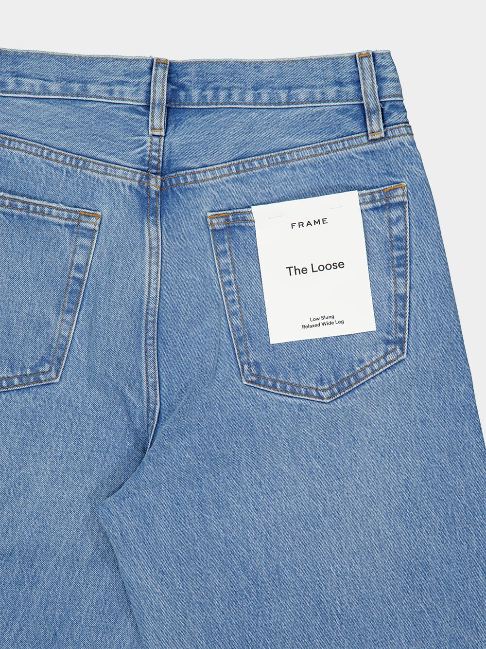 Sun Drop Blue Loose Wide-Leg Jeans - Image 4