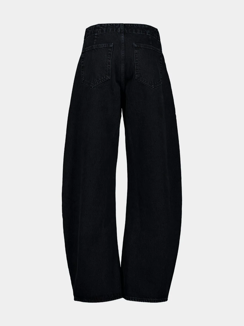 Sutro Dark Blue Zip Wide-Leg Jeans - Image 2