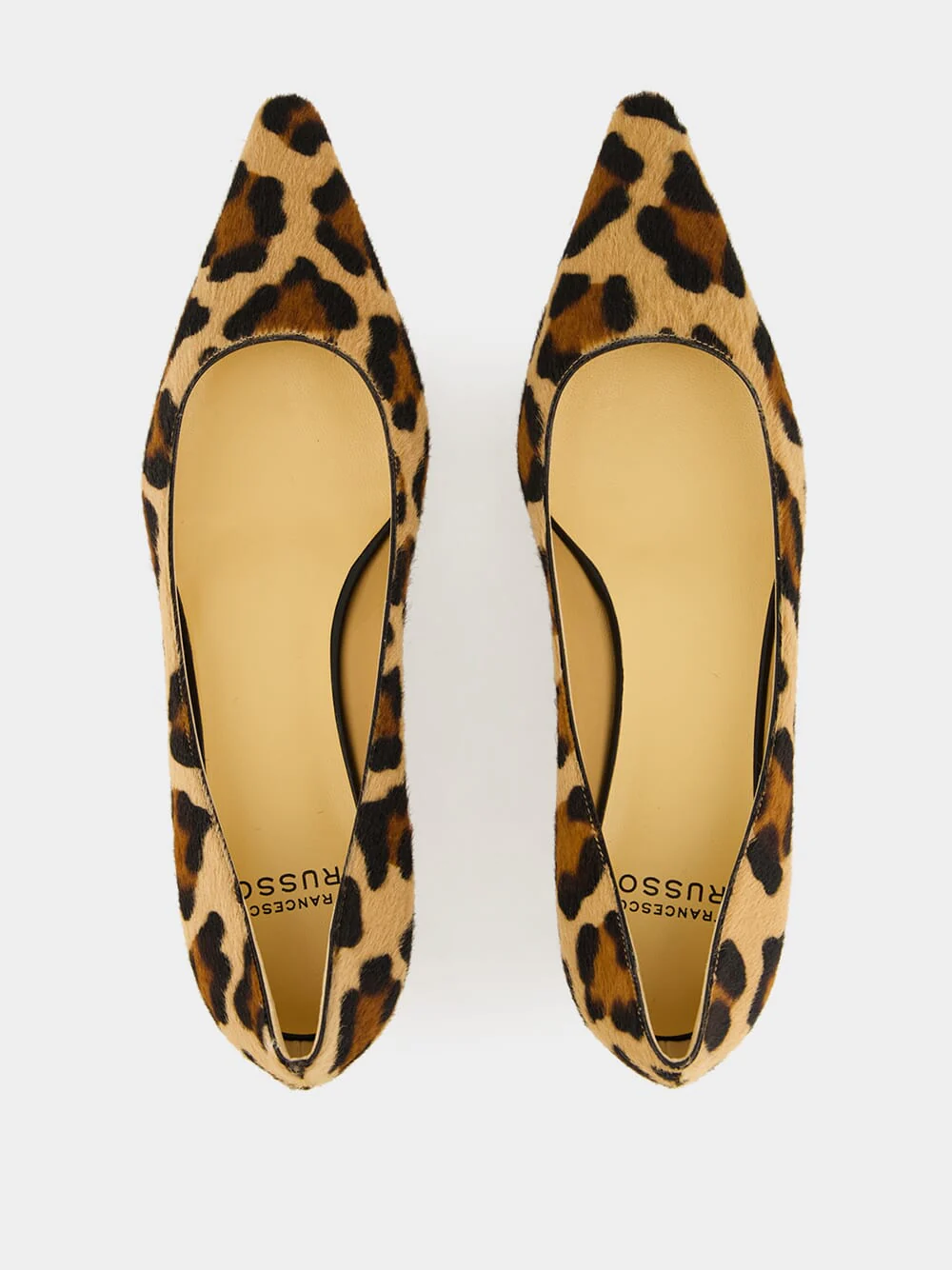 Natural Leo Pony Hair Kitten Heels - Image 4