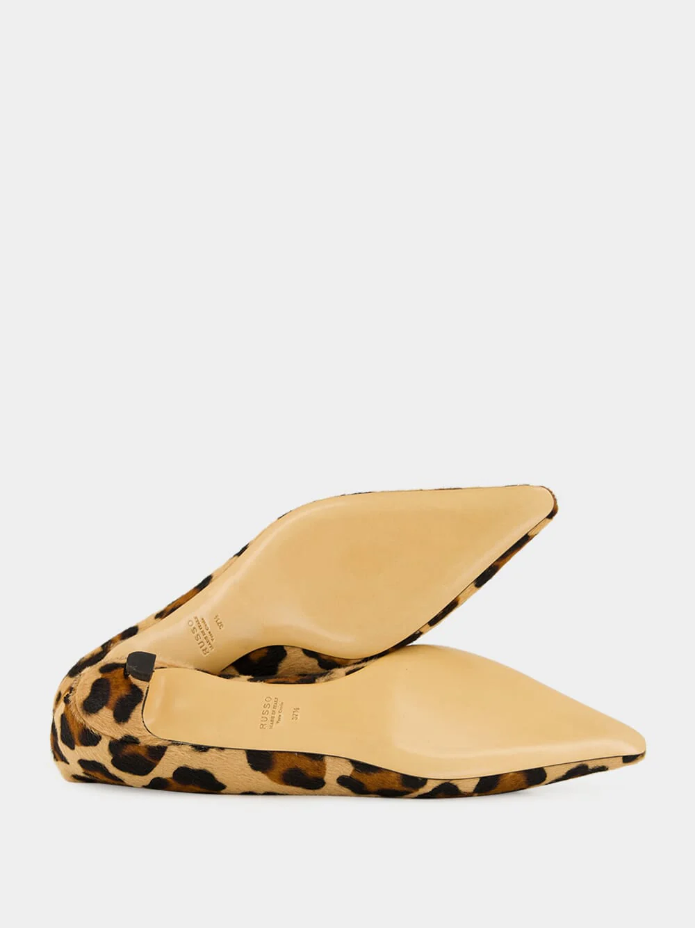 Natural Leo Pony Hair Kitten Heels - Image 6