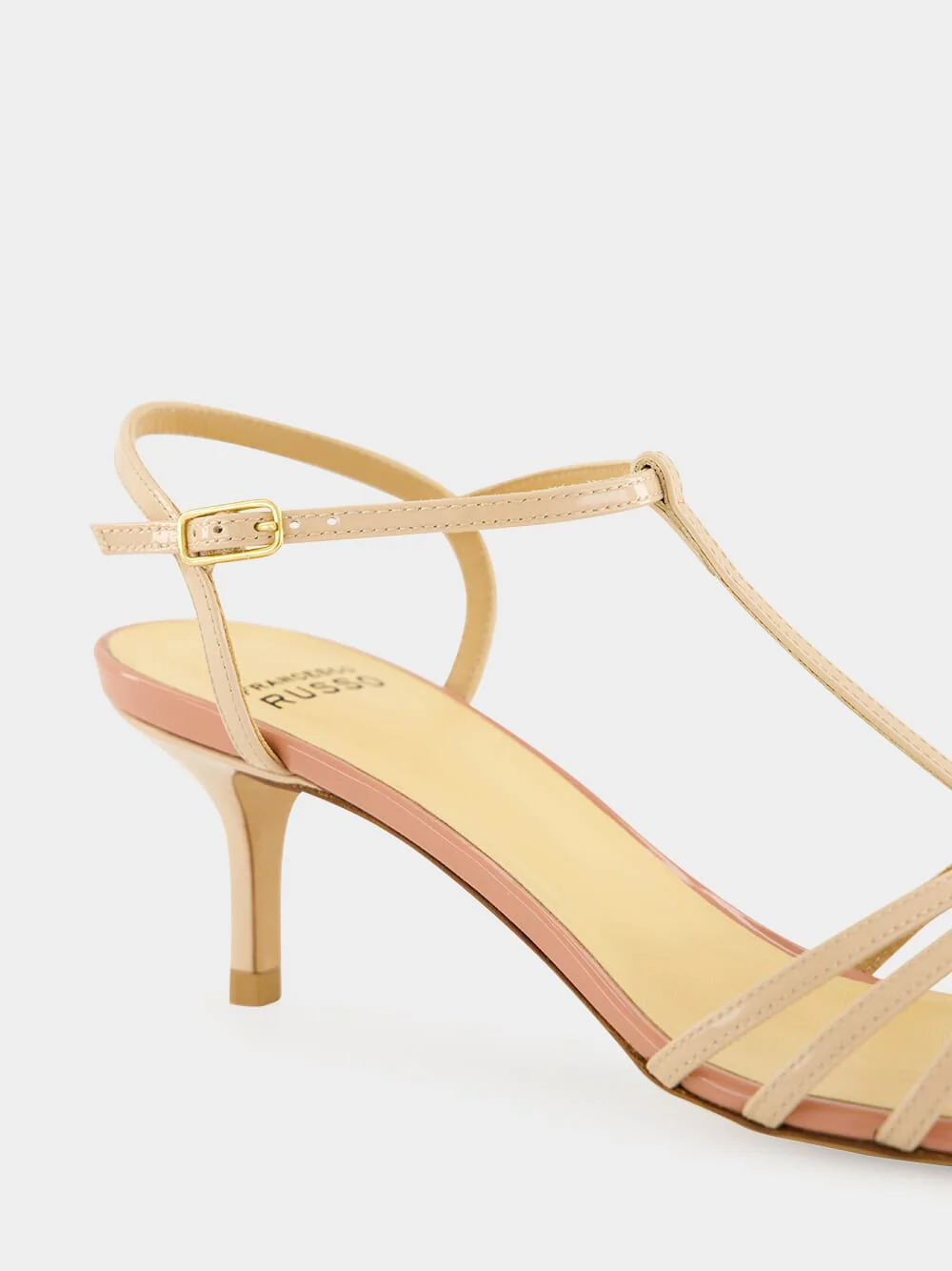 Powder Cage Sandals in Patent Leather - Image 8