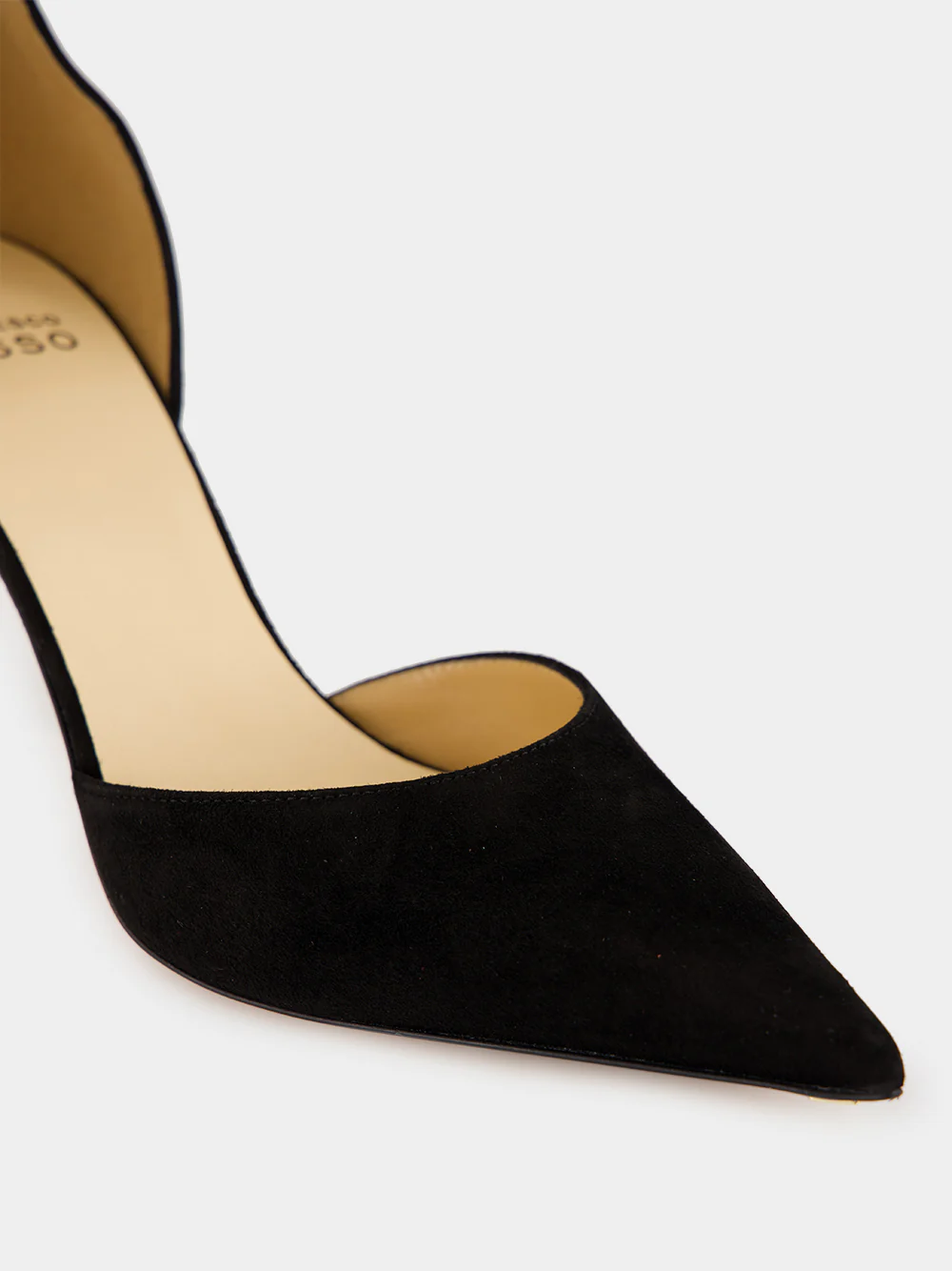 Black Suede High Back Pumps - Image 7