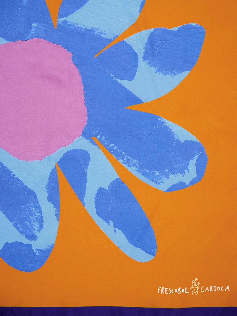 x John Booth Blue Lucia Scarf - Image 3