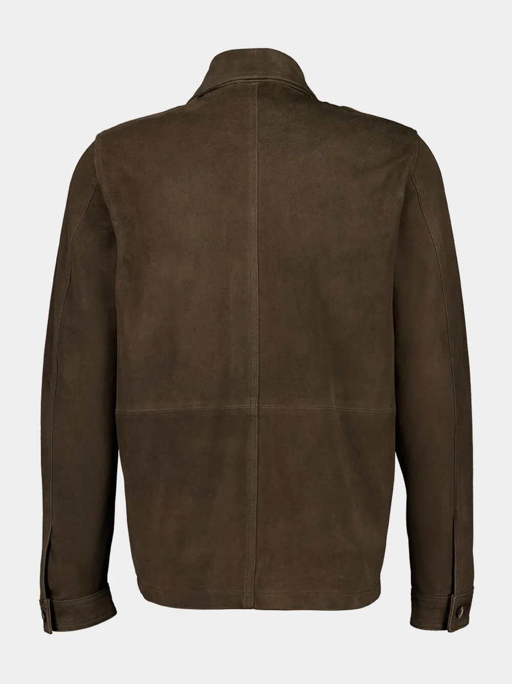 Brown Ravi Suede Overshirt - Image 4