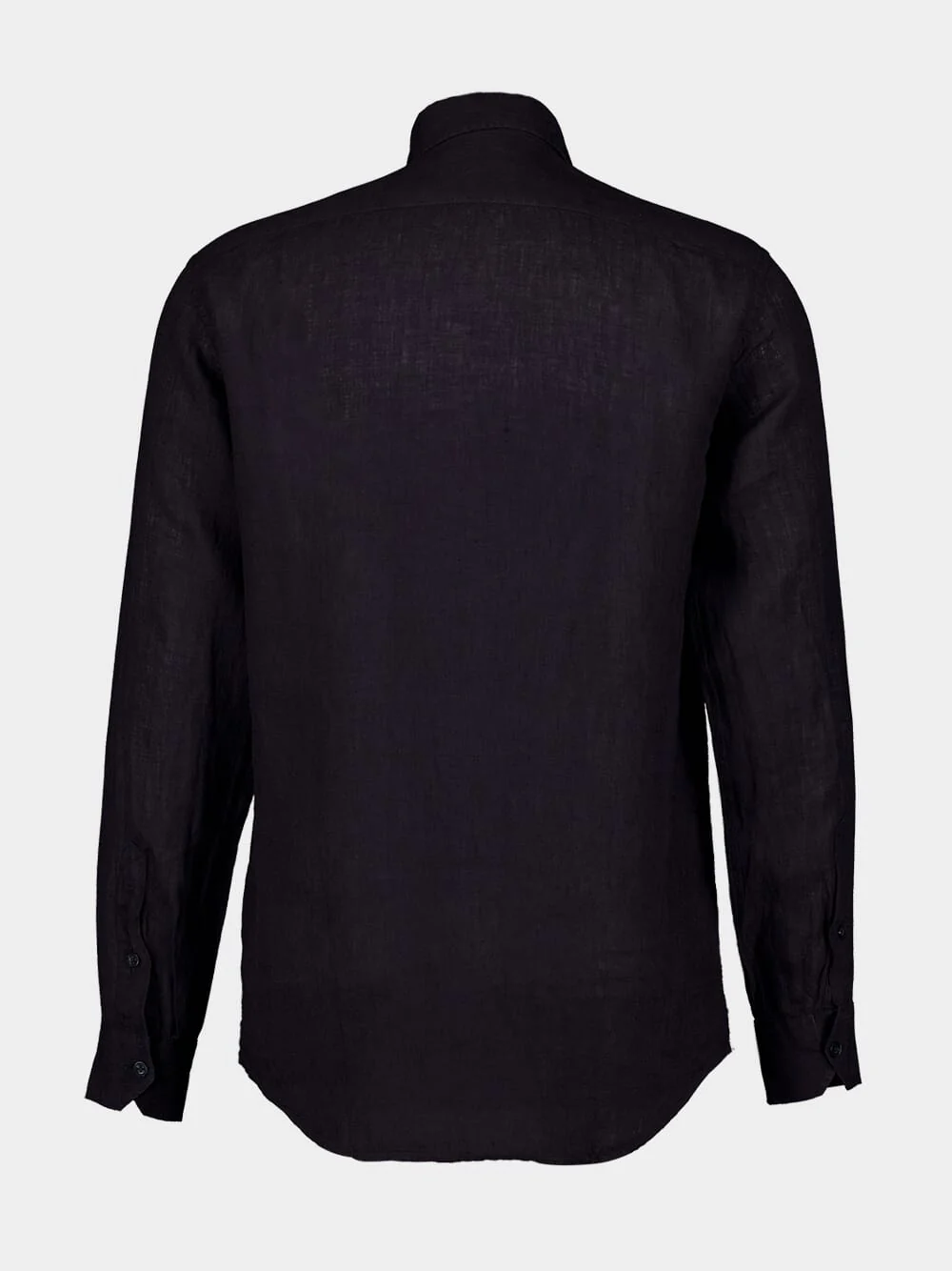 Antonio Black Linen Shirt - Image 3