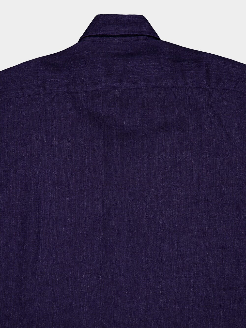 Antonio Midnight Blue Linen Shirt - Image 6