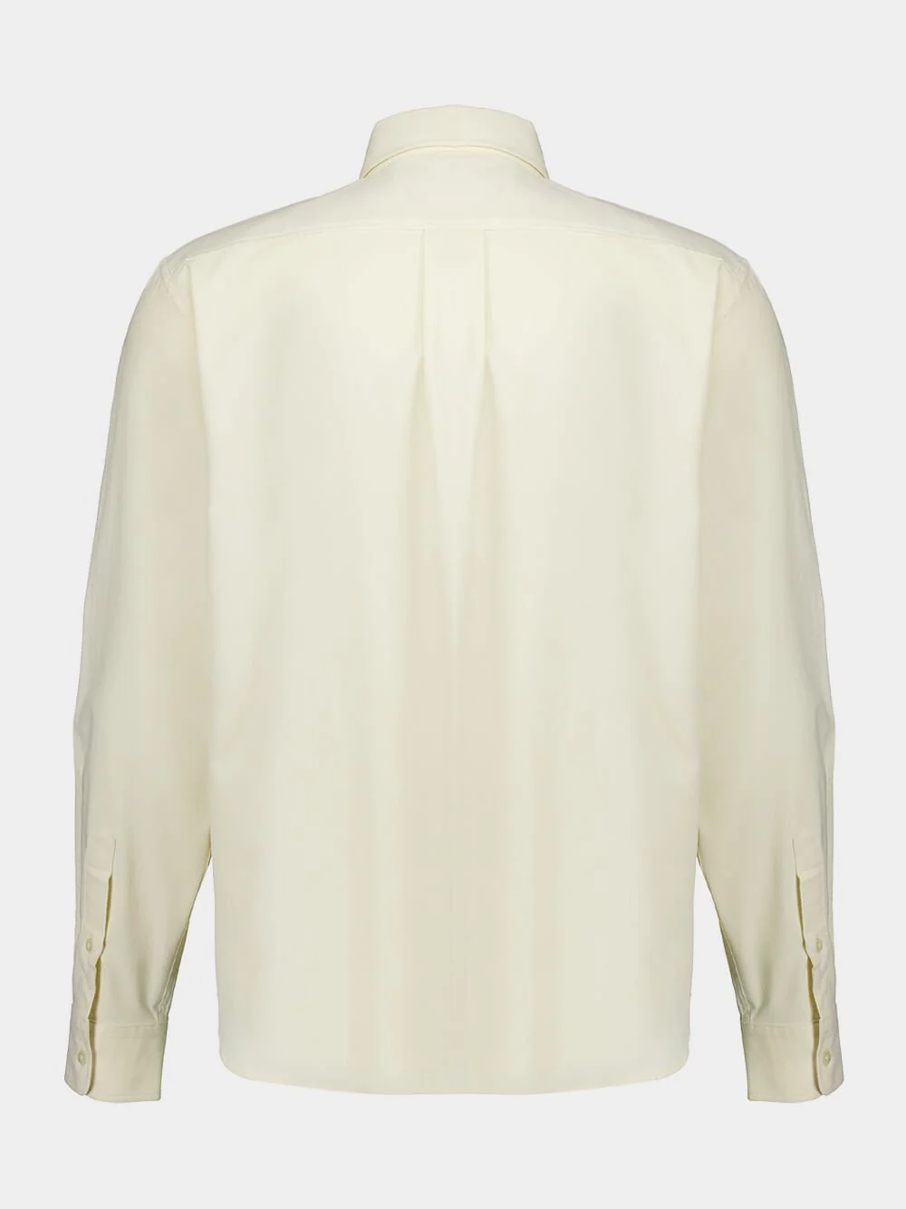 Beige Relaxed Fit Baby Cord Cotton Shirt - Image 2
