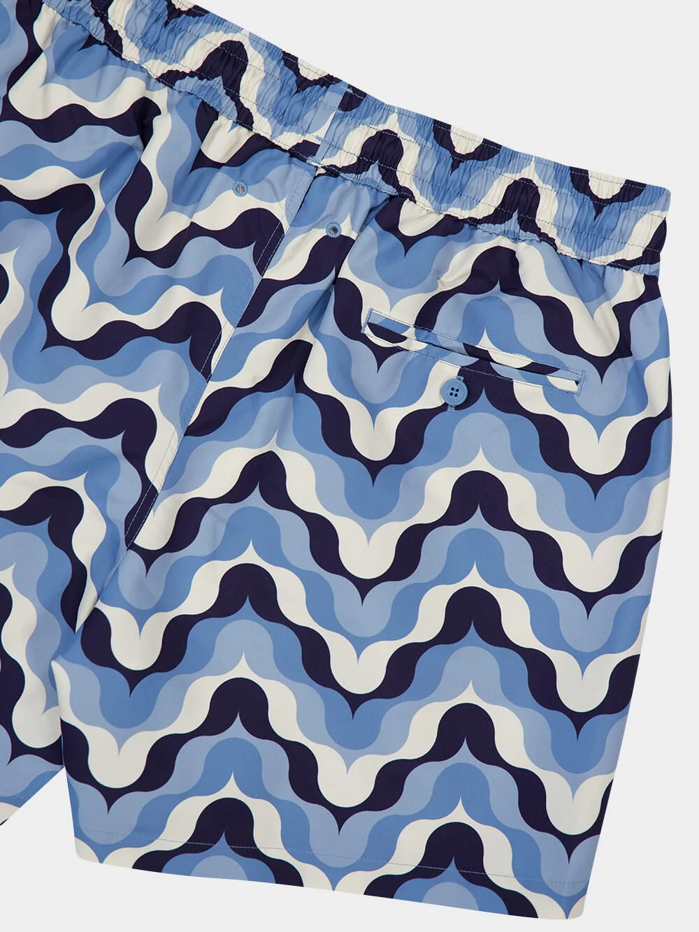 Blue Deserto Print Swim Shorts - Image 4