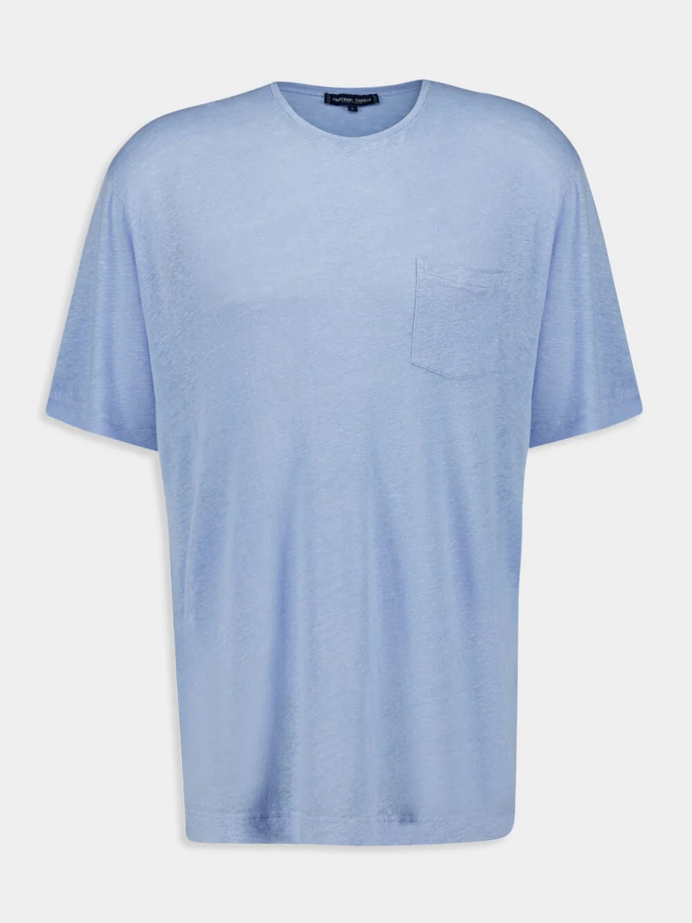 Carmo Linen Jersey Blue T-Shirt - Image 2