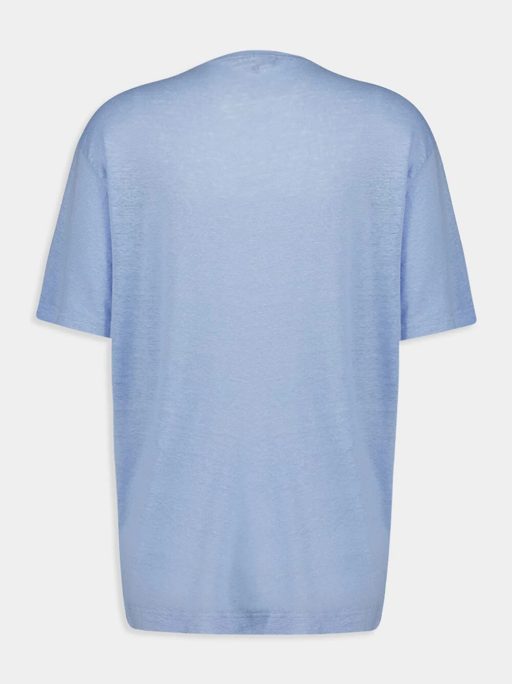 Carmo Linen Jersey Blue T-Shirt - Image 3