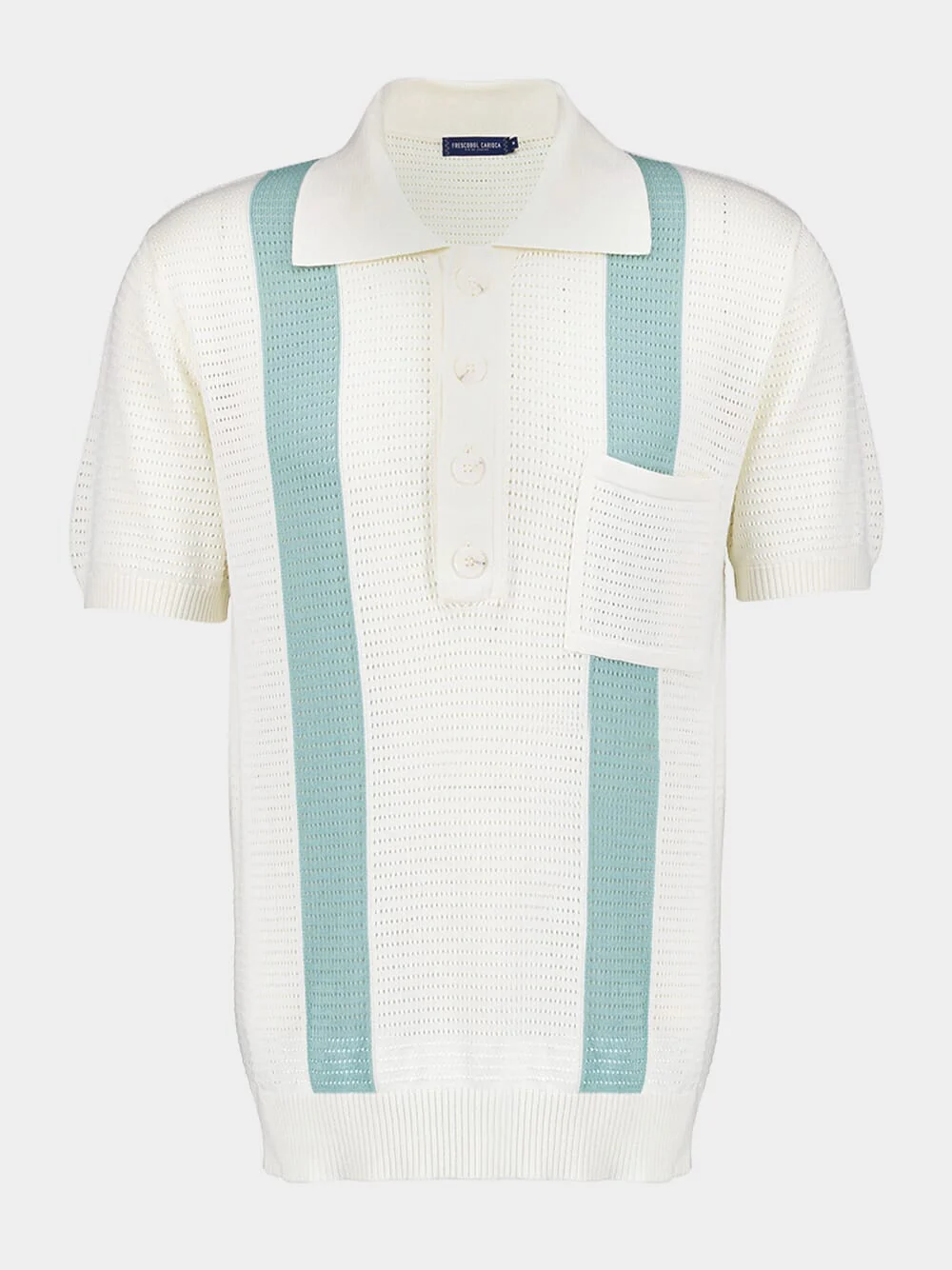 Clemente Crochet Stripe Polo - Image 2