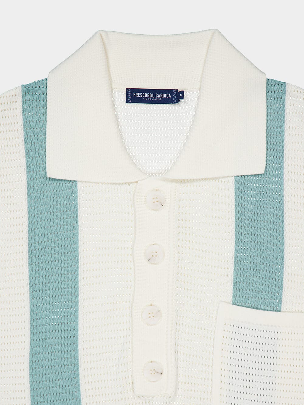 Clemente Crochet Stripe Polo - Image 4