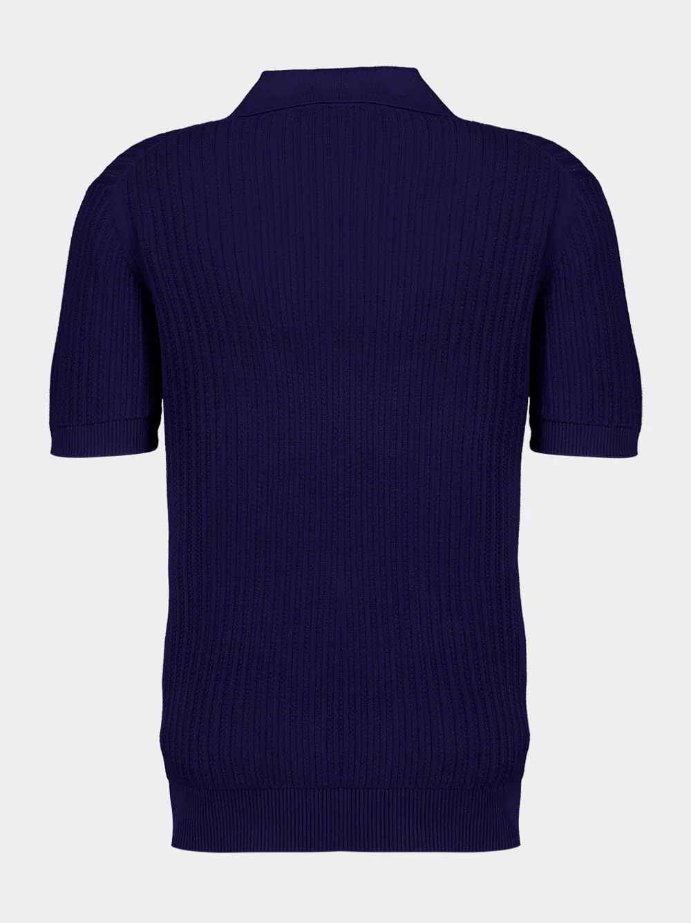 Dusk Chain Stitch Knit Polo - Image 2