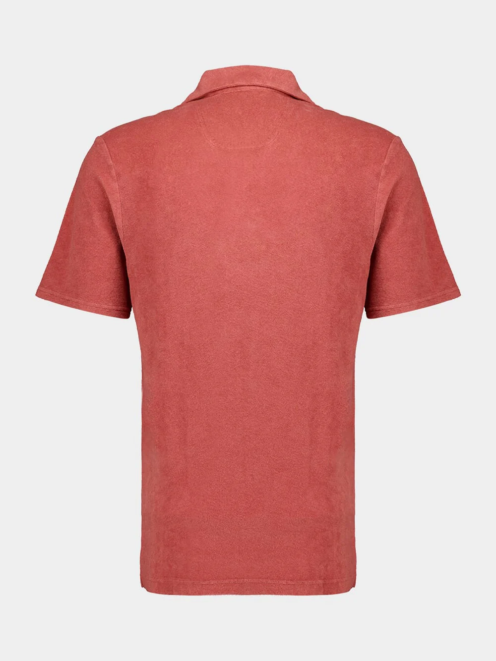 Dusty Coral Faustino Terry Cotton Polo - Image 2