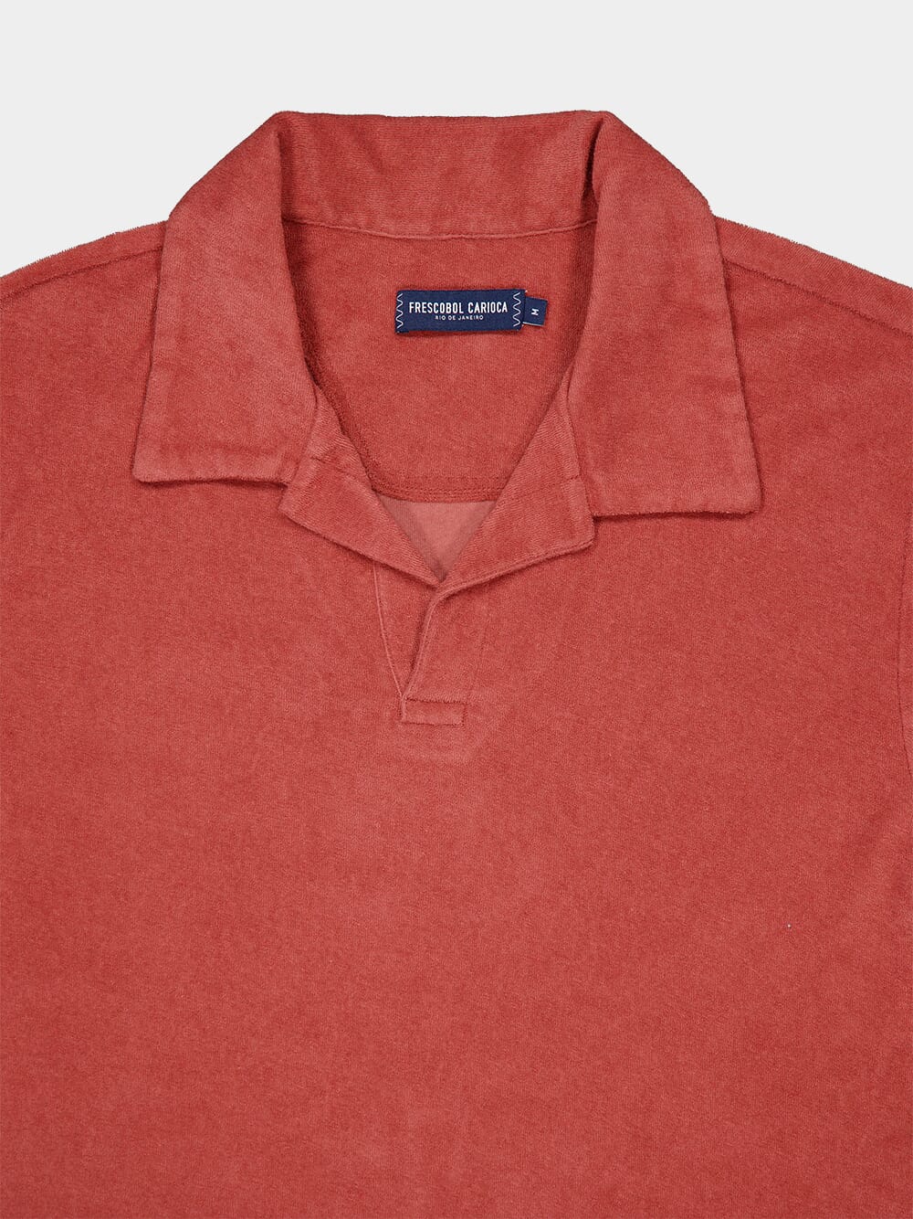 Dusty Coral Faustino Terry Cotton Polo - Image 3