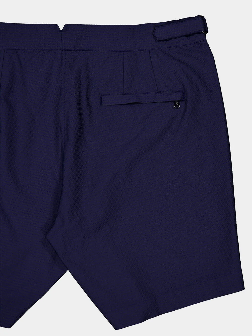 Navy Tailored Swim Shorts - Image 4