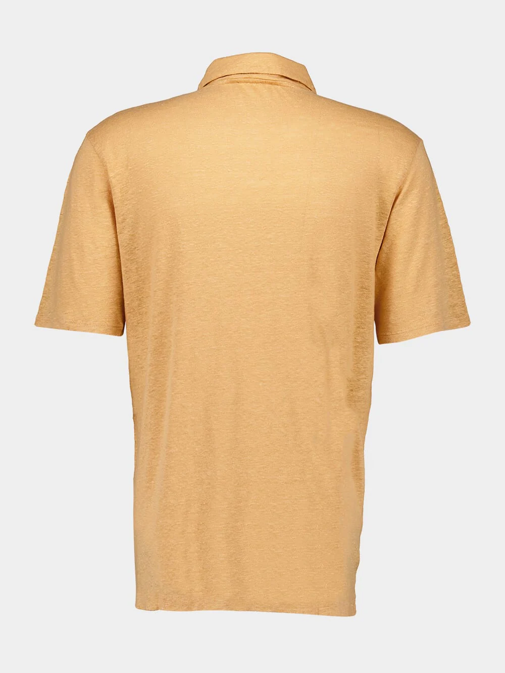 Orange Mello Linen Polo - Image 2