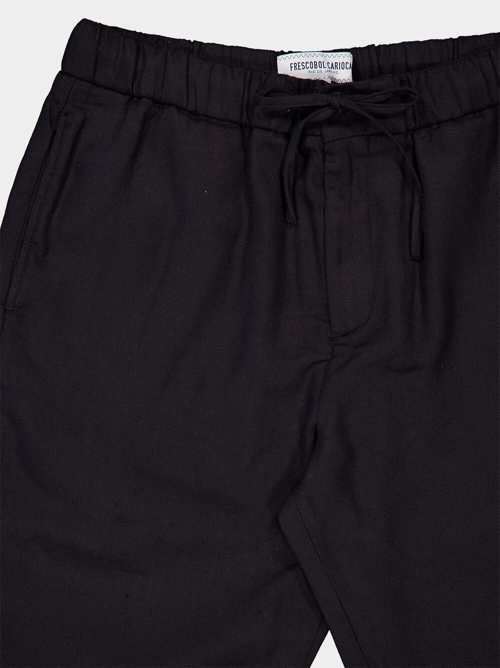 Oscar Black Linen Trousers - Image 5