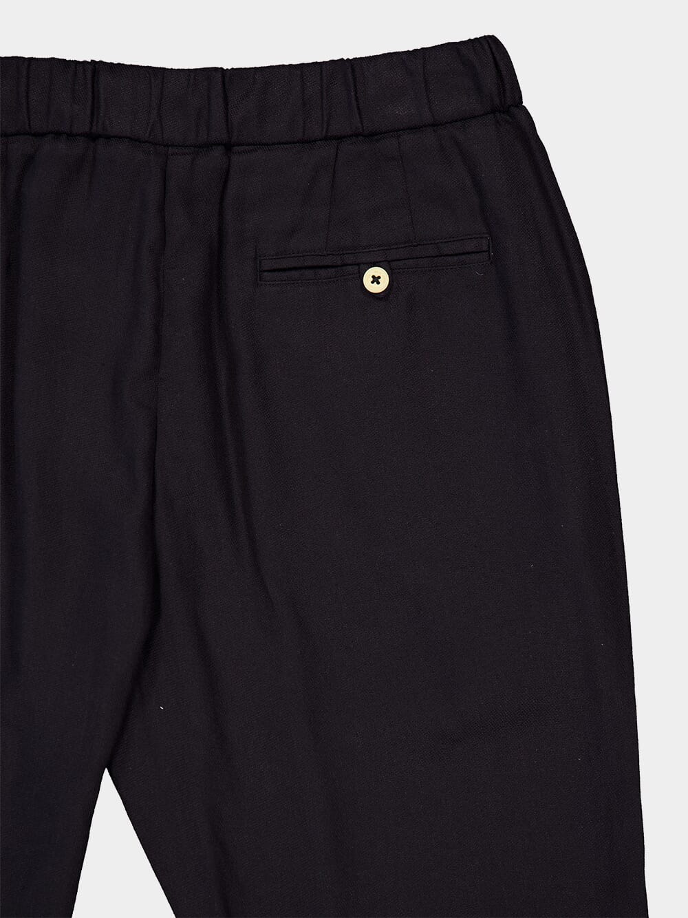 Oscar Black Linen Trousers - Image 6