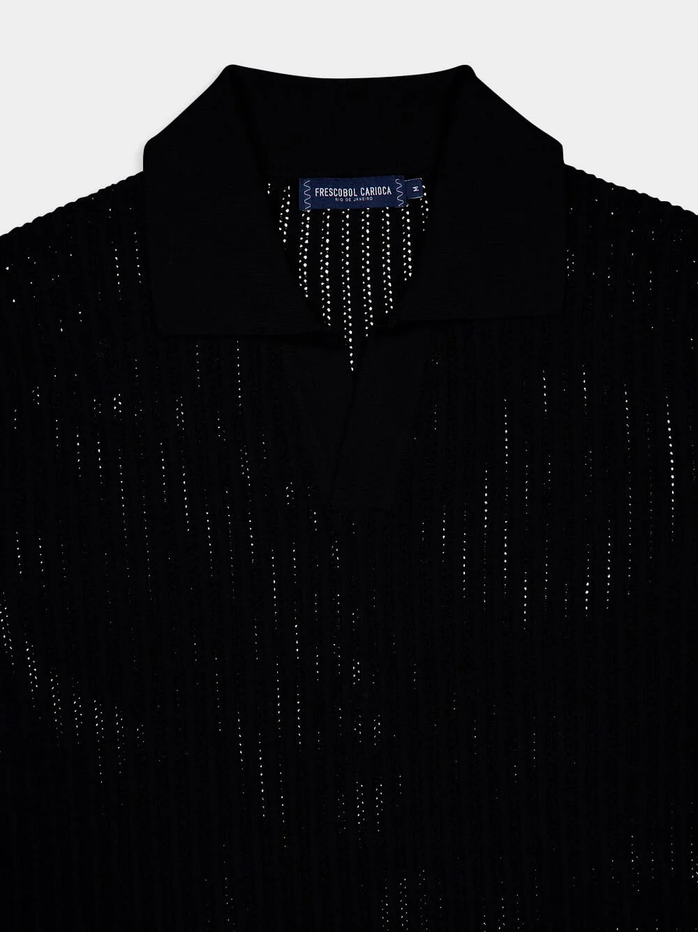 Rino Chain Stitch Knit Polo - Image 4