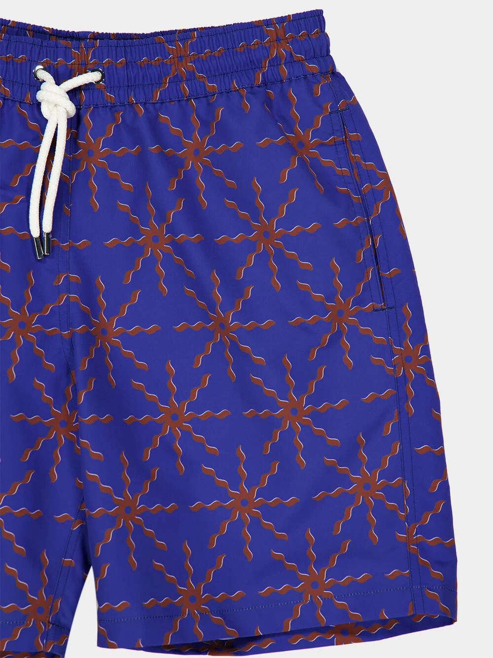 Cobalt Blue Santos O Sol Swim Shorts - Image 3