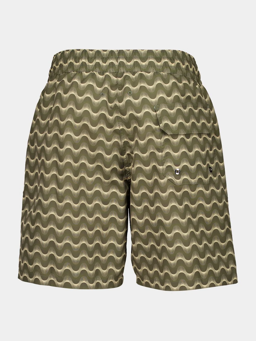 Dark Olive & Dried Moss Raio do Sol Santos Swim Shorts - Image 2