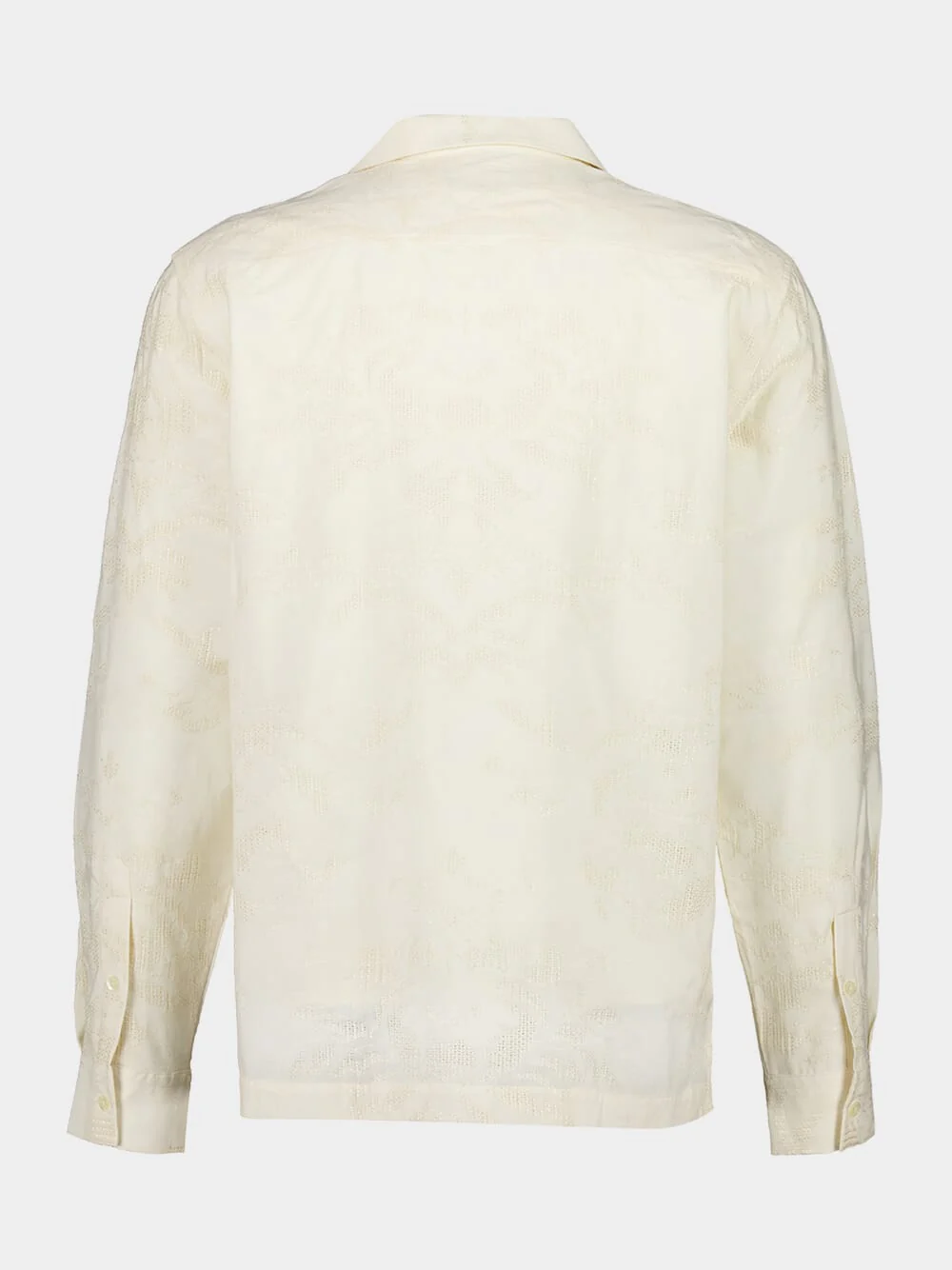 Ivory Safra Cotton Camp Collar Shirt - Image 2