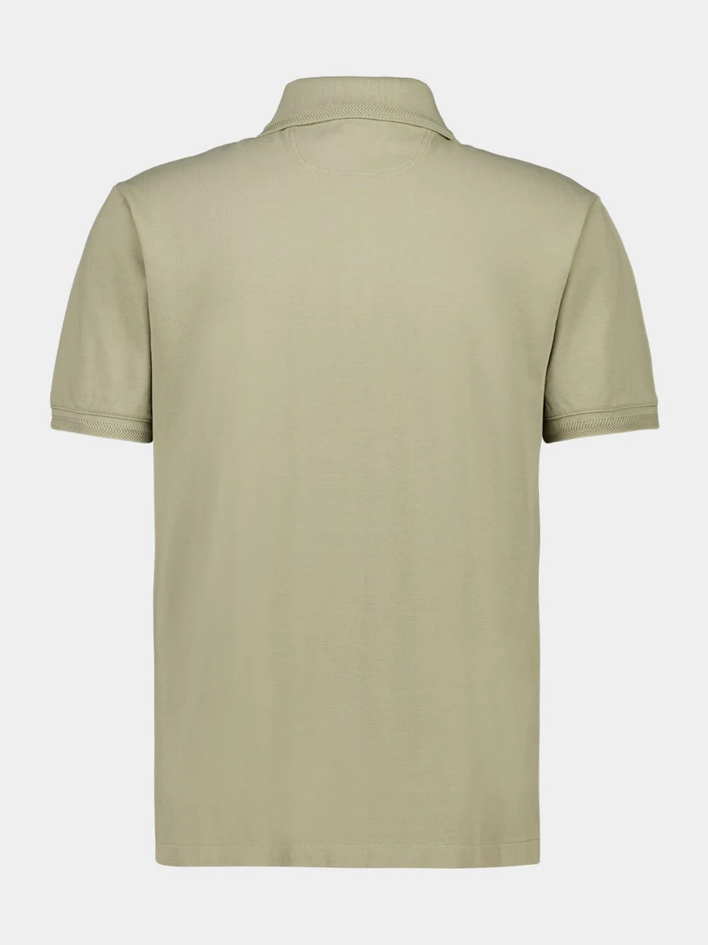 Khaki Green Horacio Cotton Polo Shirt - Image 2
