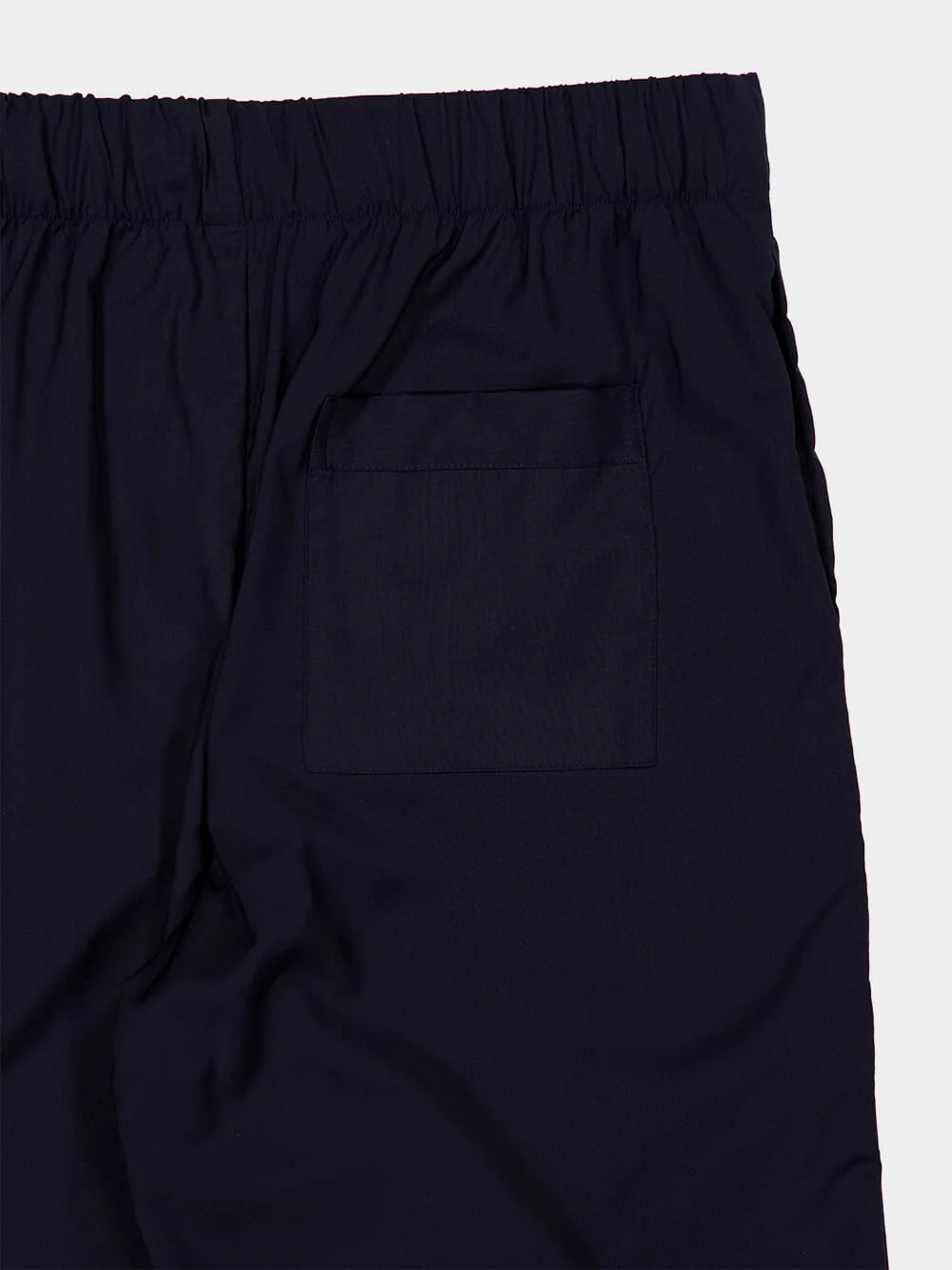 Navy Luan Tropical Wool Trousers - Image 4