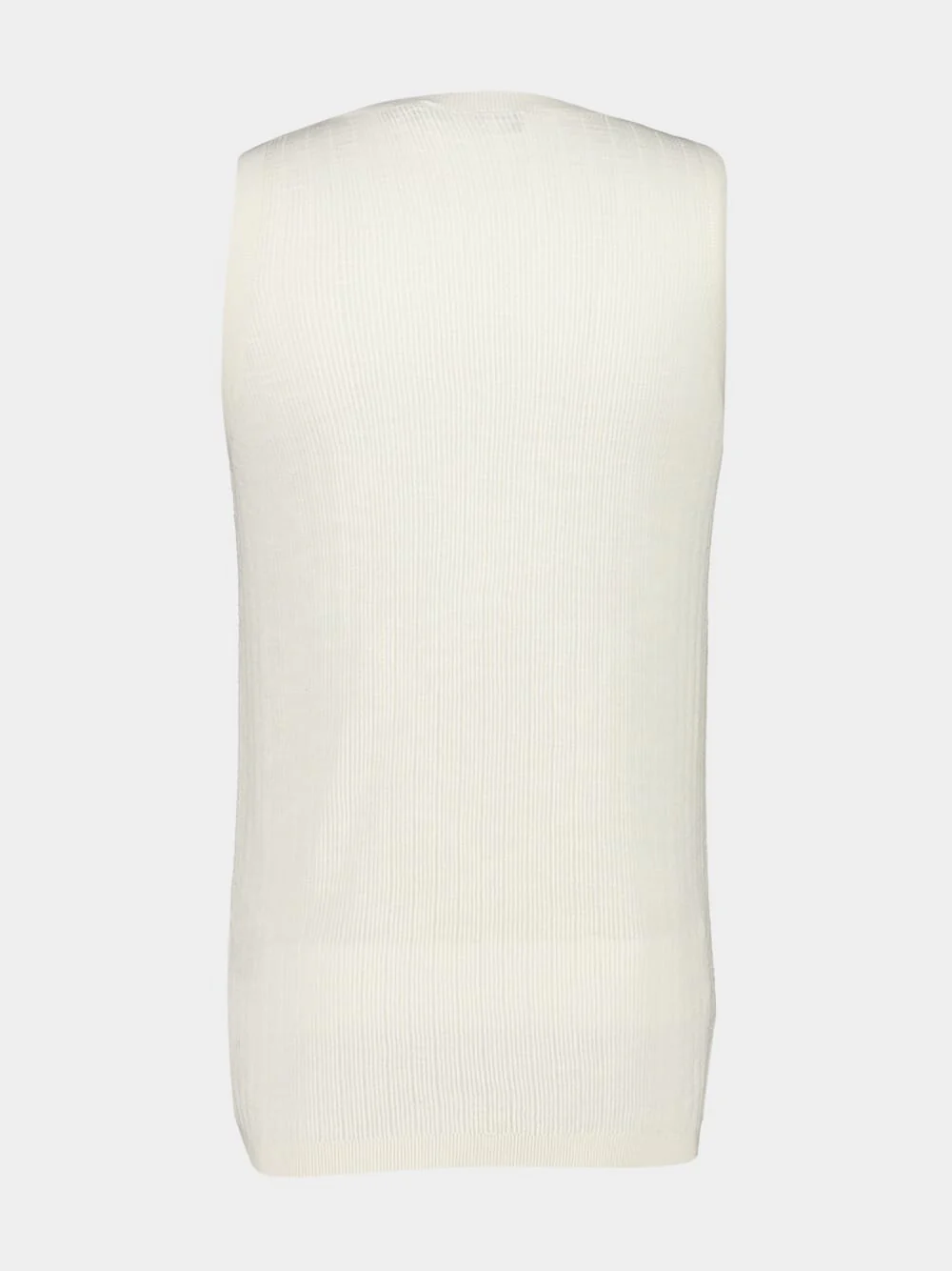 Off-White Prado Ribbed Cotton Vest - Image 2