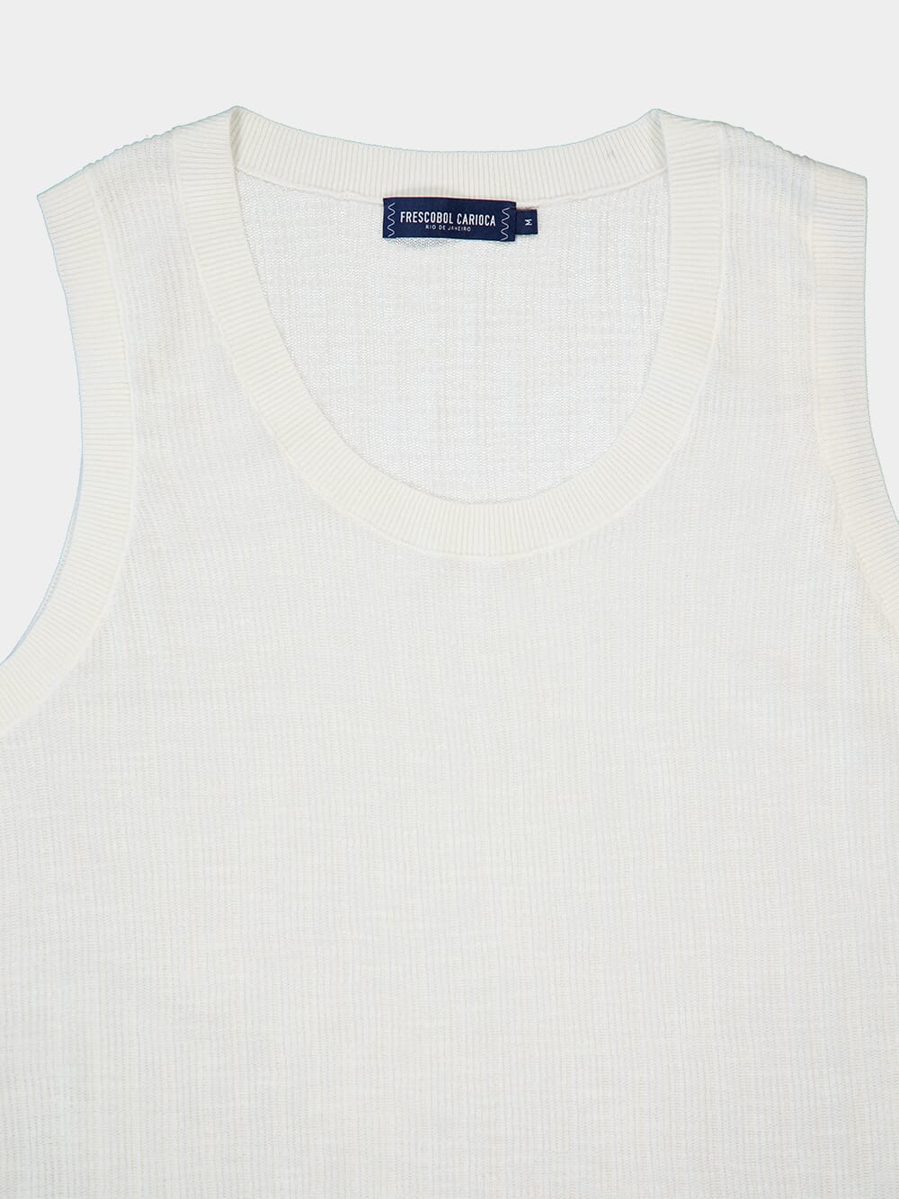 Off-White Prado Ribbed Cotton Vest - Image 3