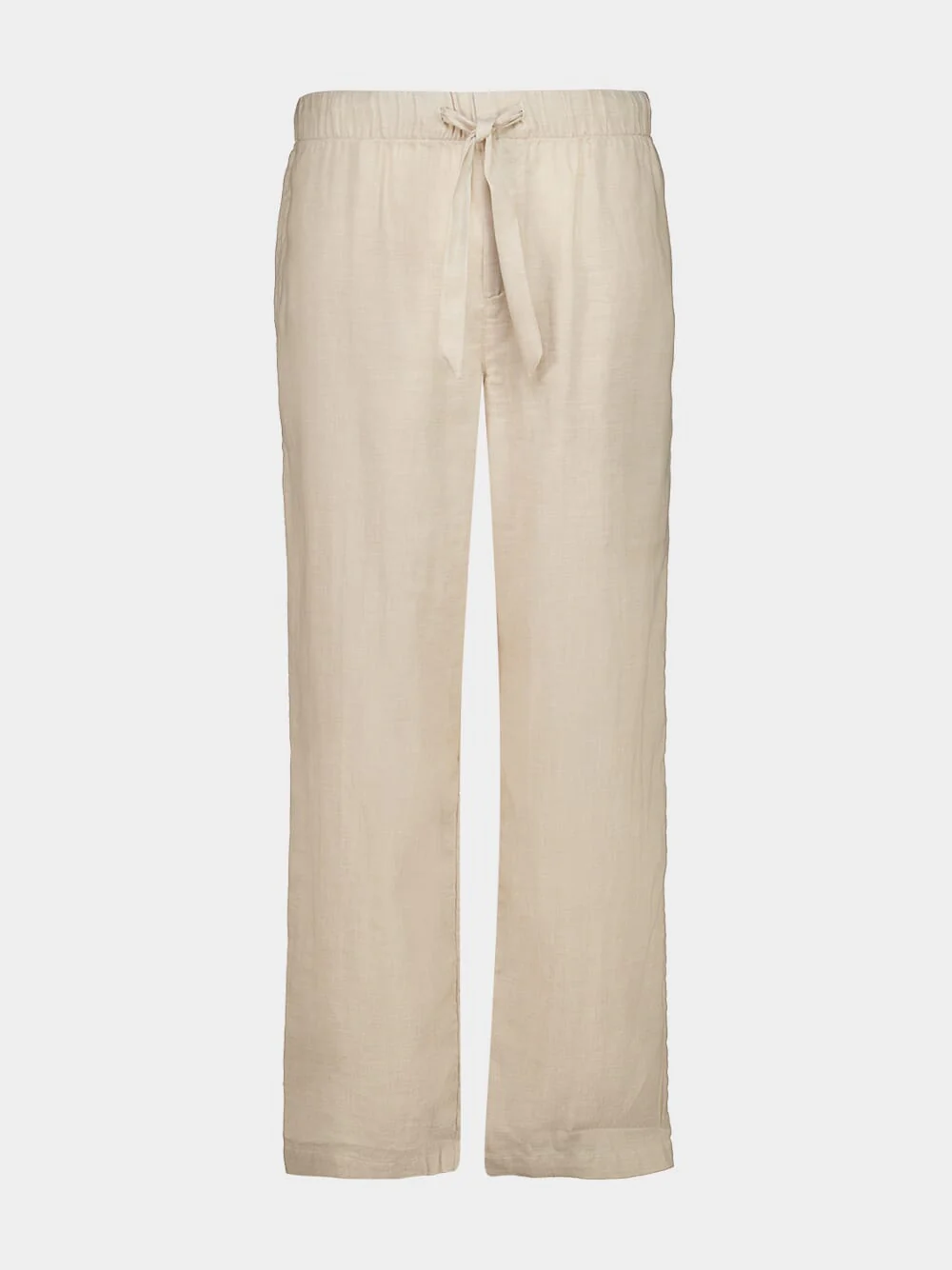 Sand Luan Cotton-Linen Trousers