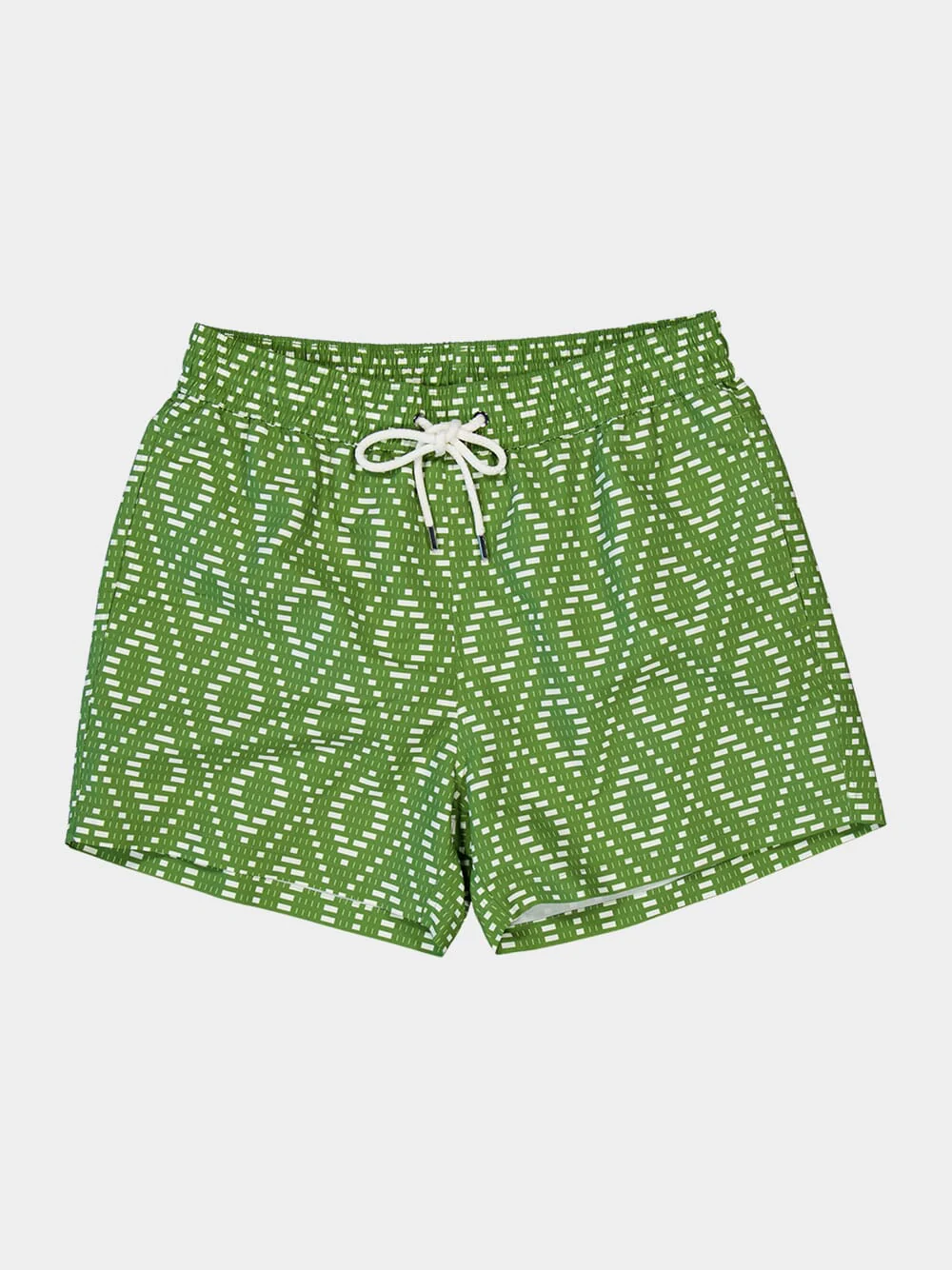 Parakeet Green and Ivory Rio Sport Swim Shorts - Image 5
