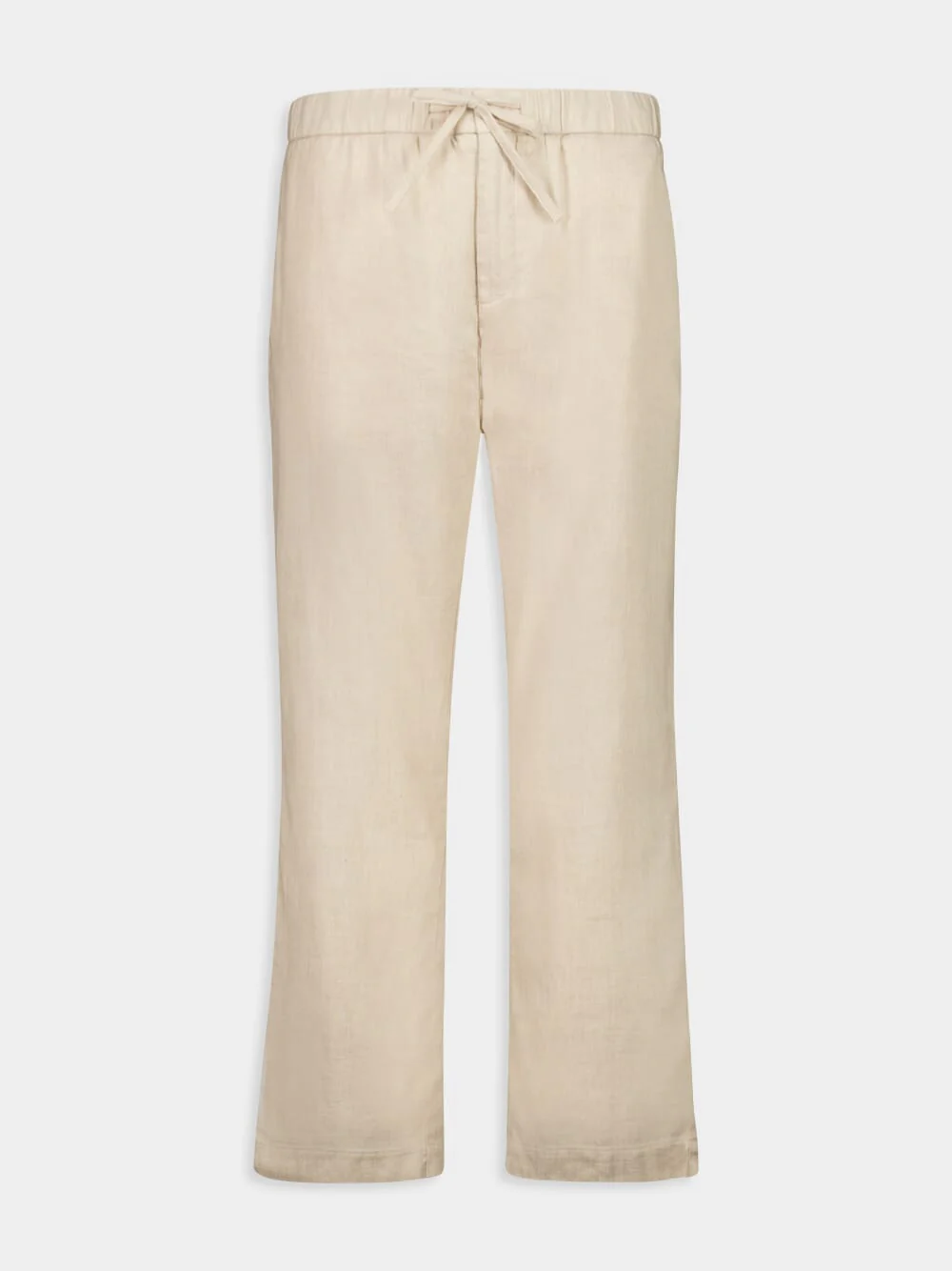 Sand Linen-Blend Oscar Trousers