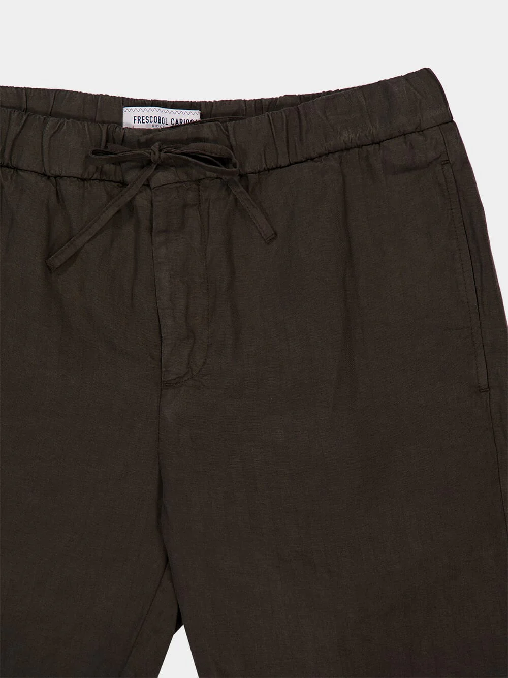 Seawood Felipe Herringbone Linen Shorts - Image 3