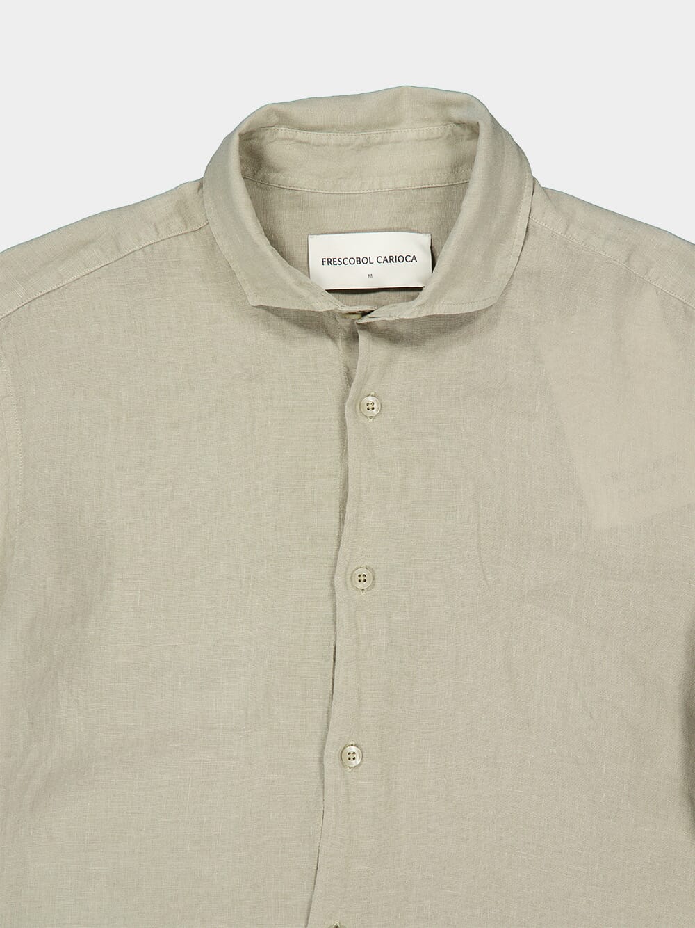 Palm Green Antonio Linen Shirt - Image 3